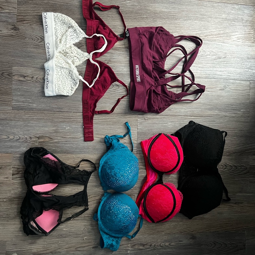 Bras, pants, shirts, sweaters. All different sizes! Comment if interested.
